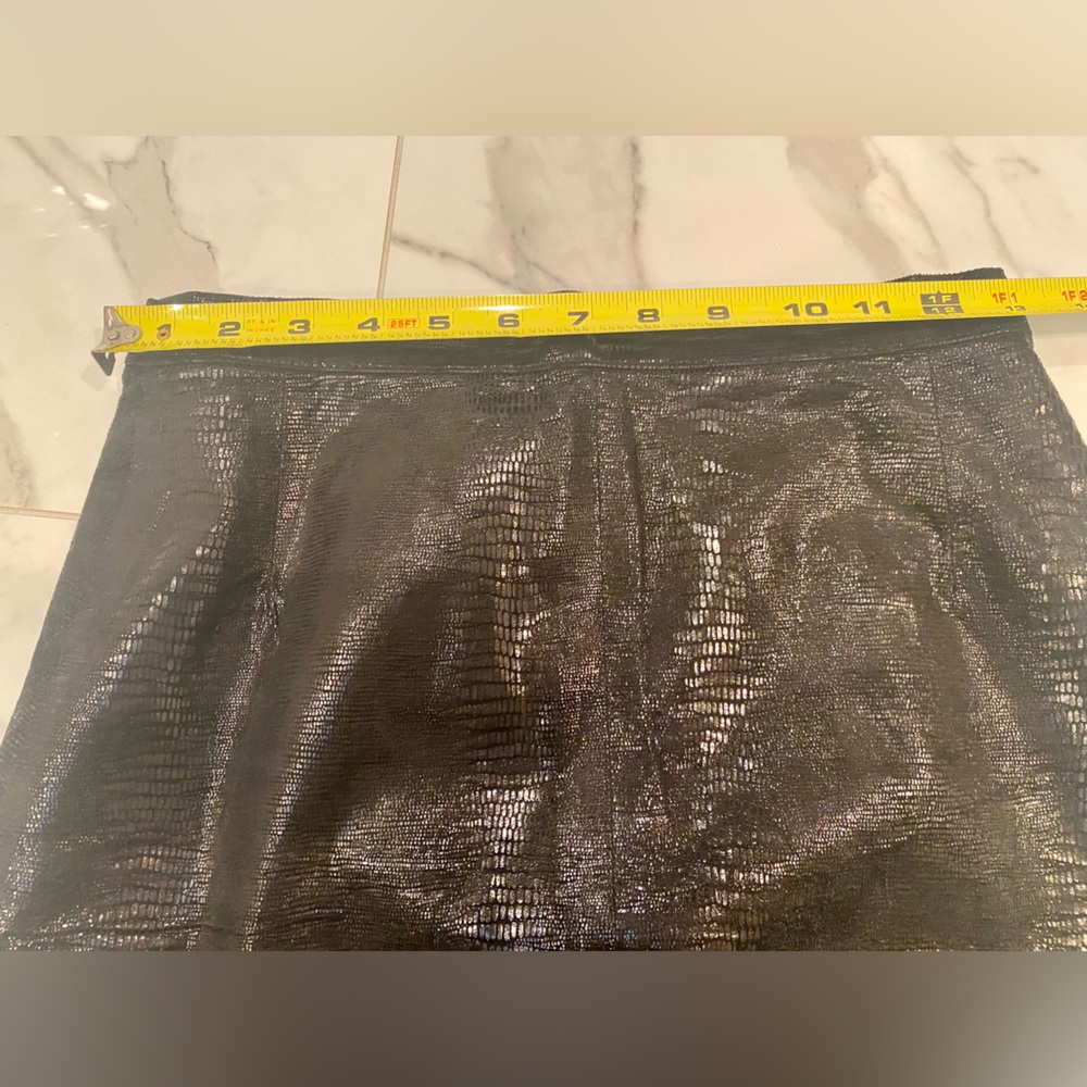 Beautiful Vegan Friendly Python Pencil Skirt In B… - image 6